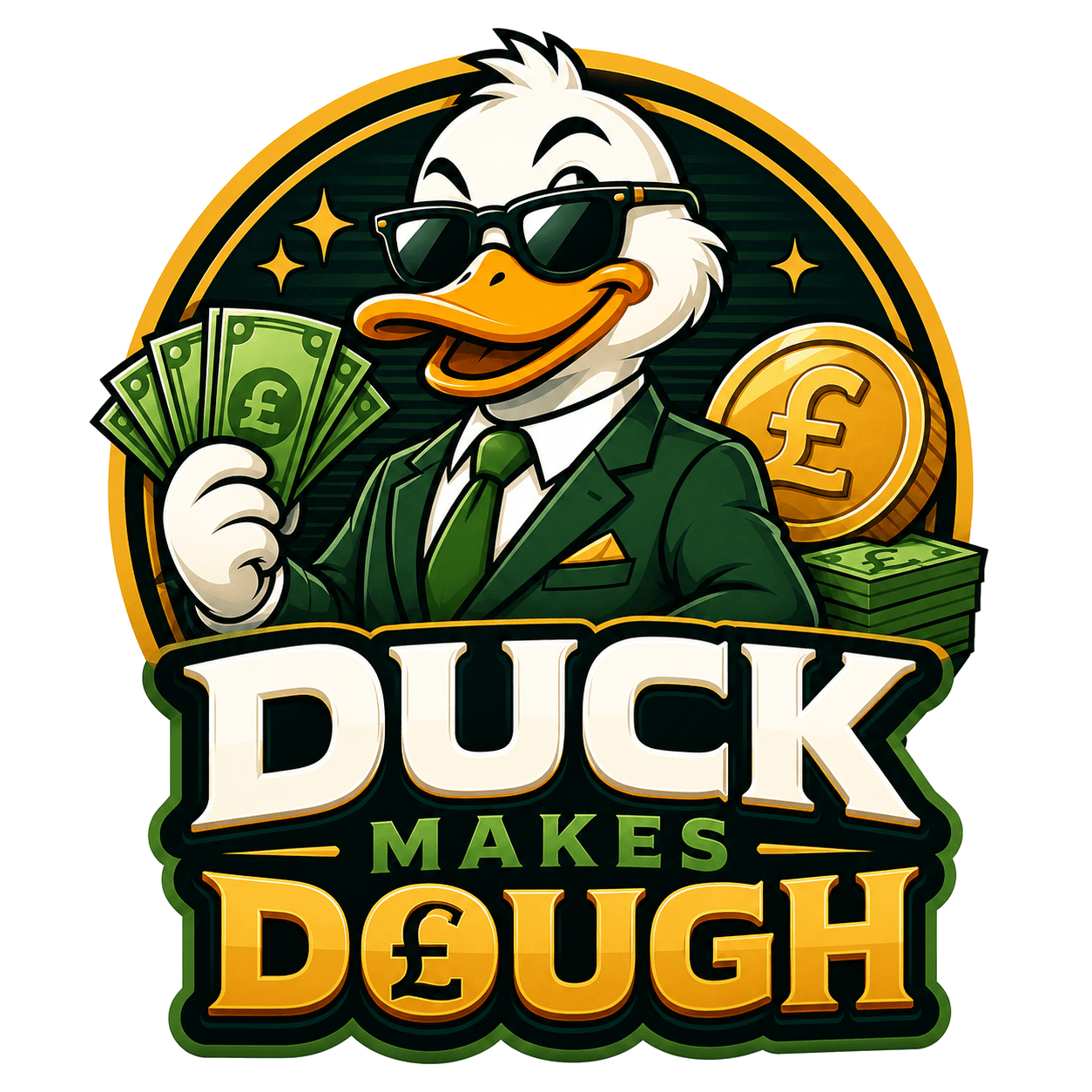 Duck Makes Dough mascot